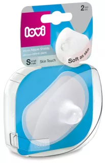 LOVI Skin Touch S (versija GB) krūšu galu aizsargi, 2 gab.