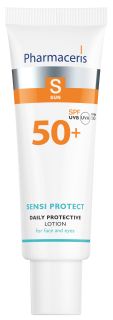 PHARMACERIS S Sensi Protect SPF 50+ sejai un acu zonai aizsargājošs losjons, 50 ml