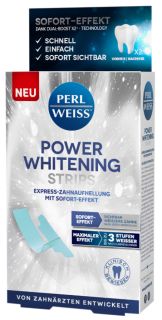 PERLWEISS Power Whitening zobu balināšanas sloksnes, 5 gab.