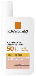 LA ROCHE-POSAY Anthelios UVmune 400 Tinted Fluid SPF50+ saules aizsarglīdzeklis, 50 ml