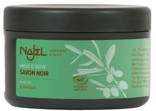 NAJEL Black Soap Without Perfume ziepes, 200 ml