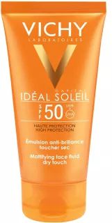 VICHY Capital Soleil Mattifying Face Dry Touch SPF 50 emulsija, 50 ml