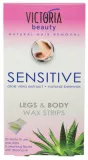 VICTORIA BEAUTY Legs & Body depilācijas vaska strēmeles, 20 gab.