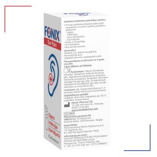 FONIX EAR PAIN aerosols, 15 ml