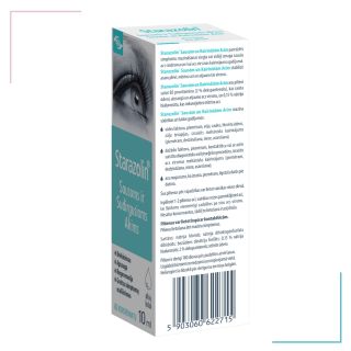 STARAZOLIN Sausām Un Kairinātām Acīm pilieni, 10 ml