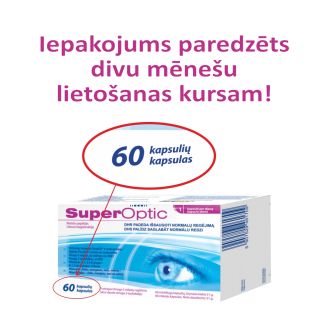 SUPER OPTIC kapsulas, 60 gab.