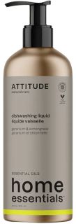 ATTITUDE Geranium & Lemongrass trauku mazgāšanas līdzeklis, 473 ml