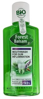 FOREST BALM Ciedru riekstu eļļas & salvijas mutes skalojamais līdzeklis, 250 ml