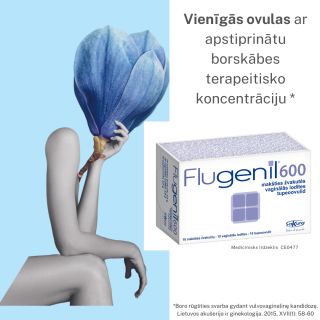 FLUGENIL 600 vaginālās lodītes, 10 gab.