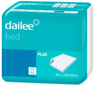 DAILEE Bed Plus 60x60 cm paladziņi, 30 gab.