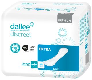 DAILEE Discreet Premium Slim Extra uroloģiskie ieliktņi, 10 gab.