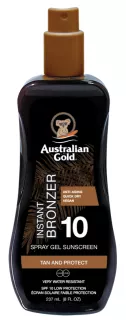 AUSTRALIAN GOLD With Bronzer SPF 10 Gel sprejs, 237 ml
