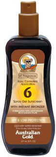 AUSTRALIAN GOLD With Bronzer SPF 6 Gel sprejs, 237 ml