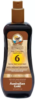 AUSTRALIAN GOLD With Bronzer SPF 6 Gel sprejs, 237 ml