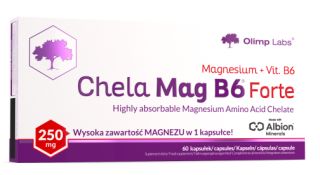 OLIMP LABS Chela-Mag B6 Forte kapsulas, 60 gab.