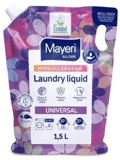 MAYERI Hipoalerģisks Universal Refill šķidrais veļas mazgāšanas līdzeklis, 1500 ml