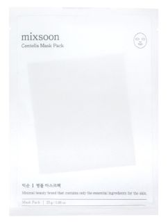 MIXSOON Centella 25g auduma sejas maska, 5 gab.