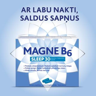 MAGNE B6 Sleep (Magnijs) kapsulas, 30 gab.