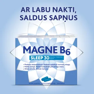 MAGNE B6 Sleep (Magnijs) kapsulas, 30 gab.