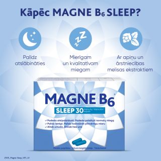 MAGNE B6 Sleep (Magnijs) kapsulas, 30 gab.