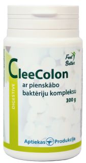 APTIEKAS PRODUKCIJA CleeColon Pienskābo Baktēriju Komplekss pulveris, 300 g