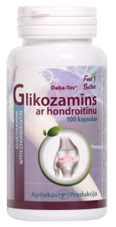 APTIEKAS PRODUKCIJA Glikozamīns Ar Hondroitīnu kapsulas, 100 gab.