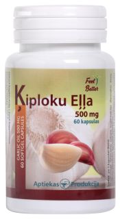 APTIEKAS PRODUKCIJA Ķiploku Eļļa 500 mg kapsulas, 60 gab.