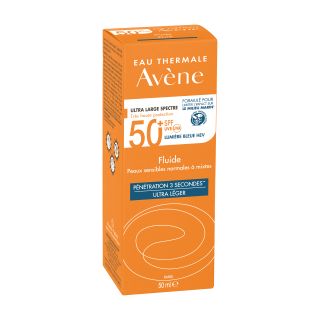 AVENE Sun SPF 50+ saules aizsarglīdzeklis, 50 ml