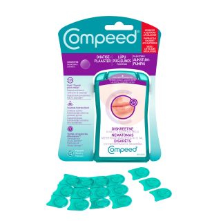 COMPEED COMPEED plāksteri aukstumpumpām, 15 plāksteri, izmēri: 1.5cmx1.5cm plāksteri aukstumpumpām, 15 gab.