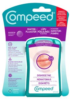 COMPEED COMPEED plāksteri aukstumpumpām, 15 plāksteri, izmēri: 1.5cmx1.5cm plāksteri aukstumpumpām, 15 gab.