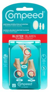 COMPEED Dažāda Lieluma plāksteri tulznām, 5 gab.