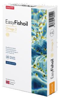 EASY FISHOIL Omega-3 Zivju eļļas želejas konfektes, 30 gab.