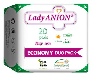 LADY ANION Day Use higiēniskās paketes, 20 gab.