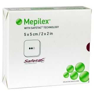 MEPILEX MEPILEX 5x5cm pārsējs brūču ārstēšanai, 5 gb.