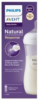 PHILIPS Avent Natural Response 330 ml, 3m+ pudelītes, 1 gab.