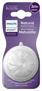 PHILIPS Avent Natural Response 3m+ knupis, 2 gab.