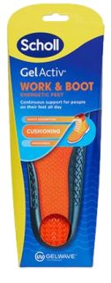 SCHOLL GelActiv Work&Boot (35,5-40,5 izm.) iekšzoles, 1 pāris