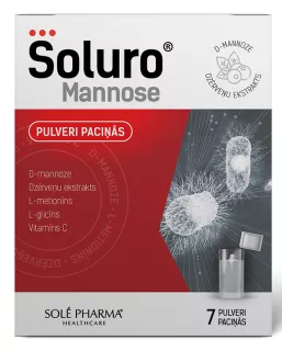 SOLURO Mannose paciņas, 7 gab.