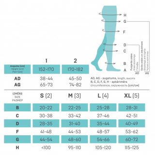 TONUS ELAST 0402 Lux, 1kkl, Augums 1, Izmērs 3, Smilškrāsa kompresijas garās zeķes, 1 pāris