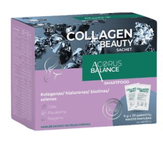 ACORUS BALANCE Collagen Beauty 9g paciņas, 20 gab.