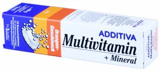 ADDITIVA Multivitamīni + Minerālvielas putojošās tabletes, 20 gab.