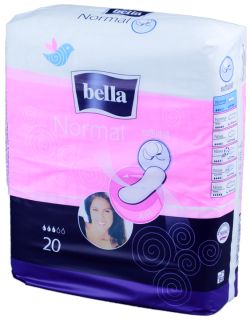 BELLA Normal White Soft higiēniskās paketes, 20 gab.