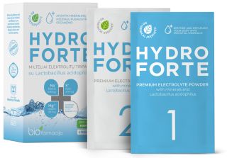 BIOFARMACIJA Hydro Forte pulveris, 6 gab.