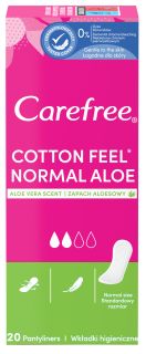 CAREFREE Cotton Aloe ikdienas ieliktnīši, 20 gab.