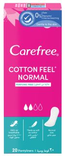 CAREFREE Cotton Normal ikdienas ieliktnīši, 20 gab.