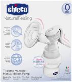 CHICCO Natural Feeling manuālais piena pumpis, 1 gab.