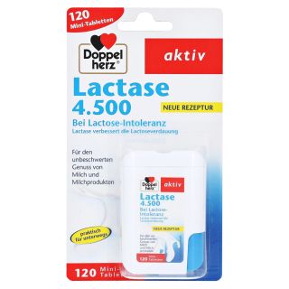 DOPPELHERZ Aktiv Lactase 4.500 tabletes, 120 gab.