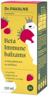 DR. PAKALNS Beta-Immune balzams, 120 ml