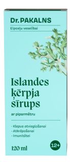 DR. PAKALNS Islandes ķērpja sīrups, 120 ml