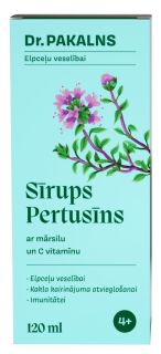 DR. PAKALNS Pertusin sīrups, 120 ml